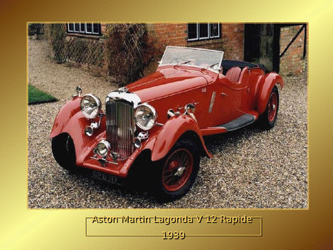 aston martin lagonda v12 rapide 1939