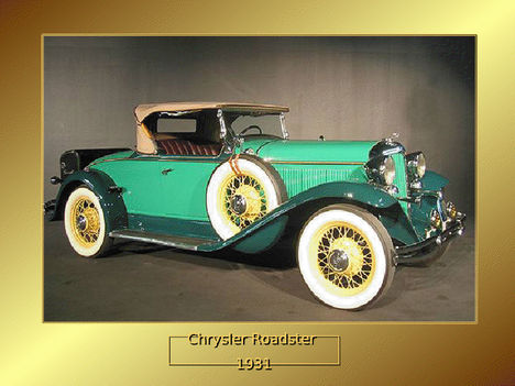 chrysler roadster 1931