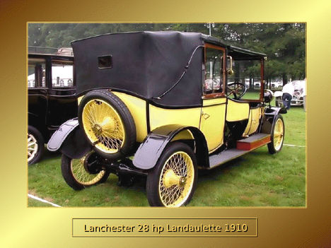 lanchester 28 hp landaulette 1910