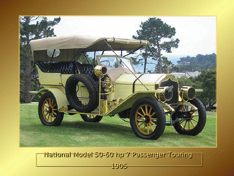 national model 50-60 hp 7 passenger touring 1905