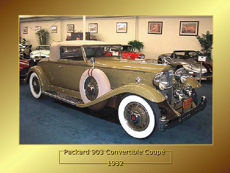 packard 903 convertible coupé 1932