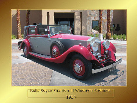 rolls royce phantom II windower sedanca 1934