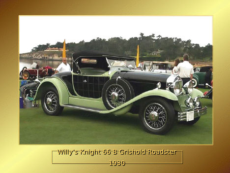 willy's knight 66 b grishold roadster 1930