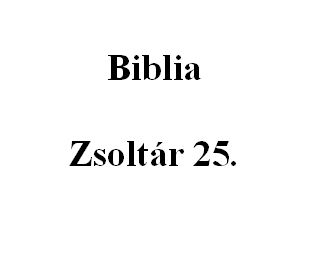 Zsoltár 25