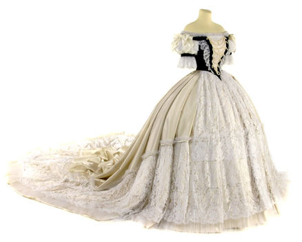 Elisabeth rekonstruált koronázási ruhája