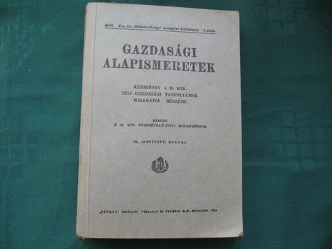 Gazdatanfolyam tankönyve 1942