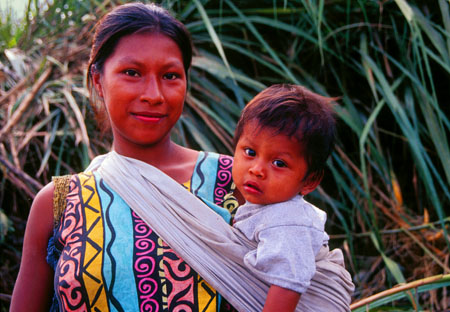Mother and Child Amazon Basin.
