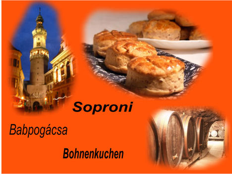 Soproni -Babpogács ( Bohnenkuchen )