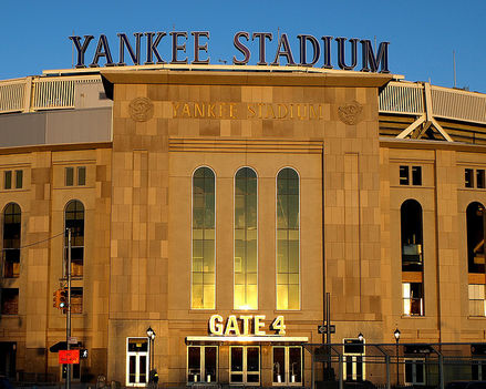 Yankee Stadium Bronx.