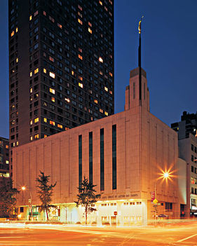 Mormon Temple Manhattan New York.
