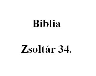 Zsoltár 34. 