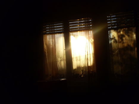 Egy angyal az ablakomban, reggel.