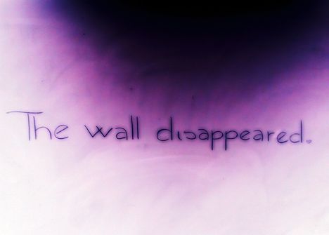 The wall disappeared <3<3