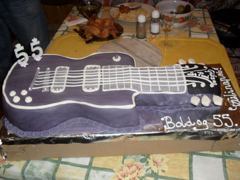gitár torta