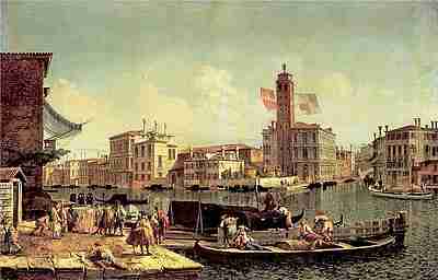 M_Marieschi The Grand Canal with the Palazzo Labia (1742)