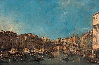 F_Guardi_Le Pont du Rialto a Venise(