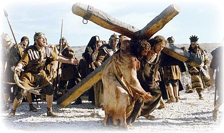 jesus a nehéz keresztet-carries-the-cross