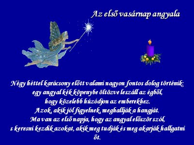 Advent - Az első vasárnap angyala