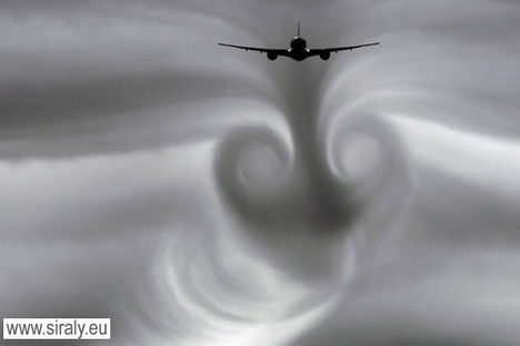 Turbulencia egy Boeing mögött