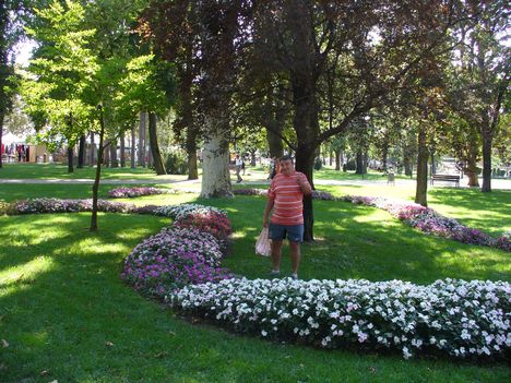 Virágos park Balatonfüreden