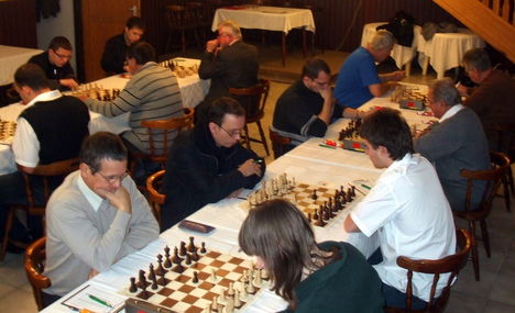 Gönyű - Flesch 2 Mosonmagyaróvár megyei I. oszt. sakkmérkőzés (5,5-4,5) 14
