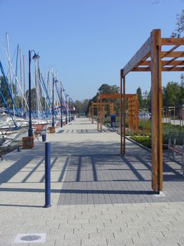 A felújított Balatonboglári kikötő