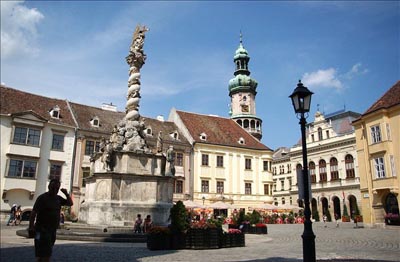 Sopron város főtere