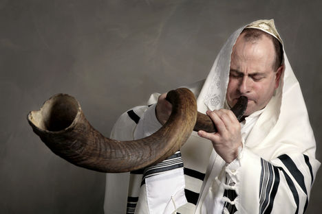 shofar fújó