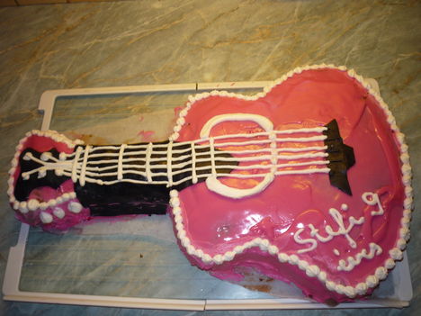 Stefike gitár tortája 1