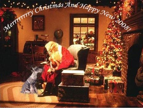 Santa Claus + Schnauzer(Medium)
