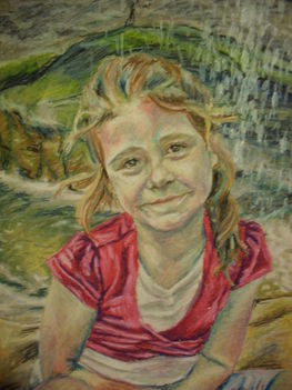 A vizesesnel- Louise Gallacher portreja
