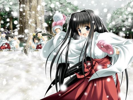 Snow anime