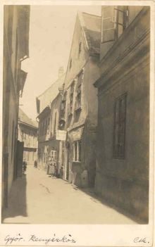 1900. Győr Kenyér köz
