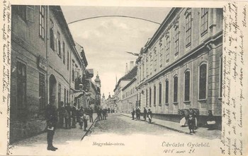 1906. Győr Megyeháza utca