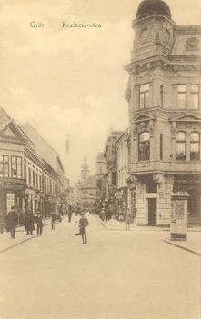1910. Győr Kazinczy utca