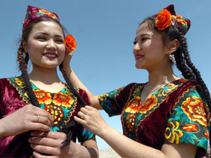ujgur lányok