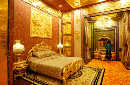 arany szállodai szoba