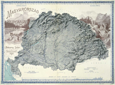 1899 Kárpát medence térkép