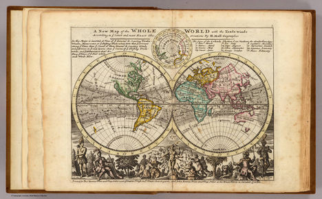 XVIII századi világtérkép