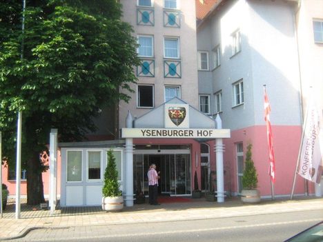 Ebben a szállodában laktunk Németországban