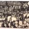 Molnár Tivadar - Szüreti felvonulás (24x33 cm.)
