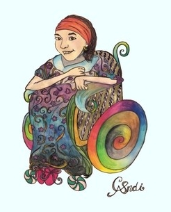 Csandi (Kiss Nóra rajza.)
