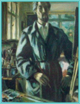 Duray Tibor - Önarckép (37x28,5 cm.)