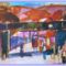 Litkei József - Sétálók (38x58 cm.)