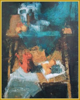 Domanovszky Endre - Csendélet (100x80 cm.)