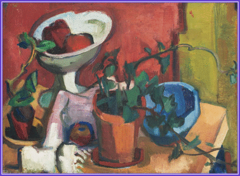Gráber Margit - Csendélet /1929/ (40x57 cm.)