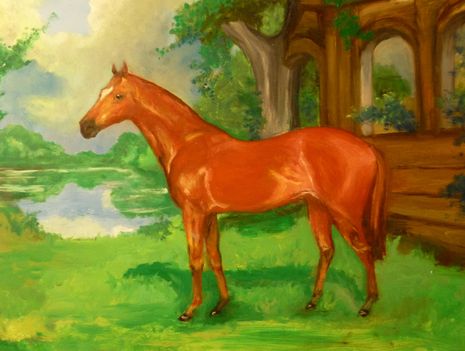 festményeim 7: Verseny ló