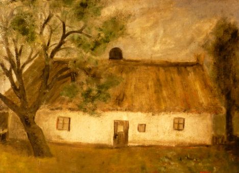 festményeim 3: Öreg házunk