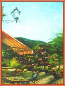 Konek Ida - Árnyékos teraszon (20x15 cm.)