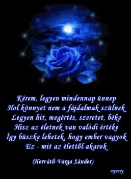 kék rózsa szép idézet